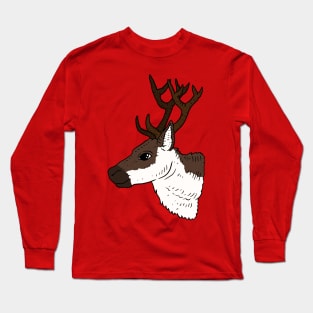 reindeers, cute reindeer illustration. Long Sleeve T-Shirt